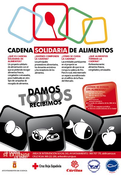 Mañana se inicia la recogida de alimentos para las familias más necesitadas de Cuenca