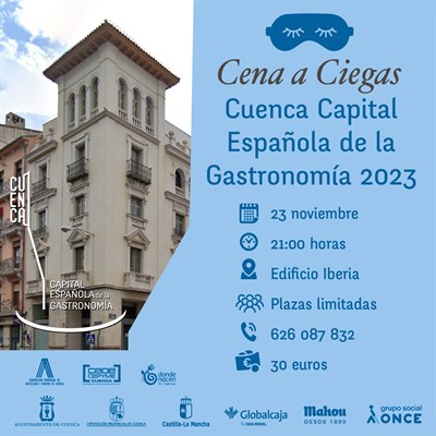 La Capital Española de la Gastronomía pone en valor su carácter inclusivo con una Cena a Ciegas