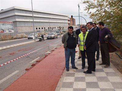 Las obras del carril bici podrían concluir en un par de meses