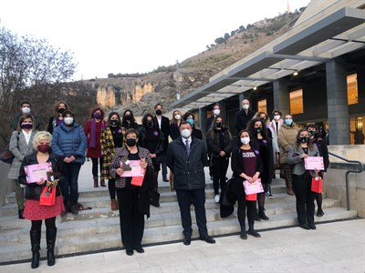 El Consejo Municipal de Igualdad reconoce al equipo femenino del Club de Rugby ‘A Palos’, Delia Millán, Asun Flores y Luz María Cañas 