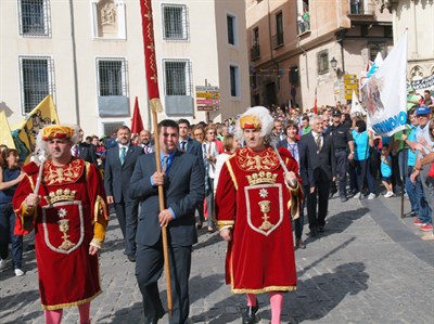 El Pendón de Alfonso VIII está ya en el Ayuntamiento