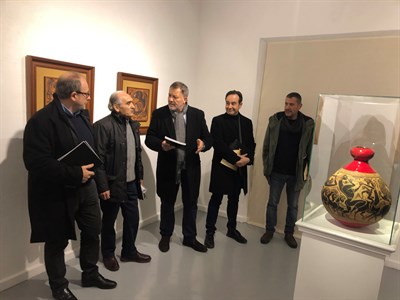 La Casa Zavala acoge una muestra antológica del insigne ceramista Adrián Navarro