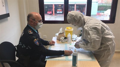 El Ayuntamiento realiza test de detección rápida del Covid_19 a 180 trabajadores municipales de servicios esenciales 