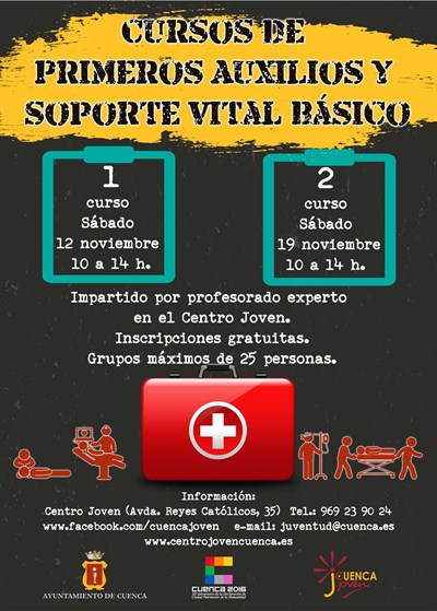 El Ayuntamiento ofrece, por primera vez, cursos gratuitos de “Primeros Auxilios y Soporte Vital Básico”