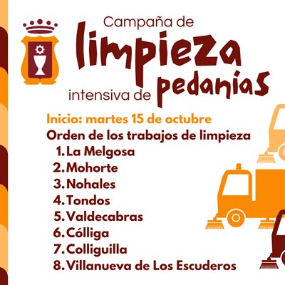 La Campaña de Limpieza Intensiva llega desde hoy a los barrios pedáneos de la capital