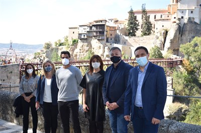 Ayuntamiento, Junta y Diputación trabajan en la promoción de Cuenca junto al tenista conquense Pablo Andújar