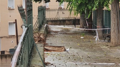El Ayuntamiento de Cuenca inicia la licitación para la contratación de las obras de rehabilitación del muro de la calle Ramiro de Maeztu