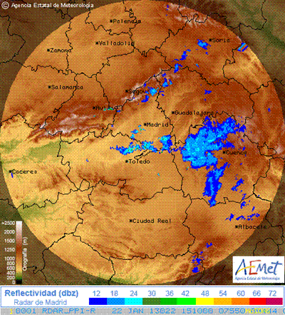 Los servicios municipales de emergencias recomiendan no salir si no es imprescindible