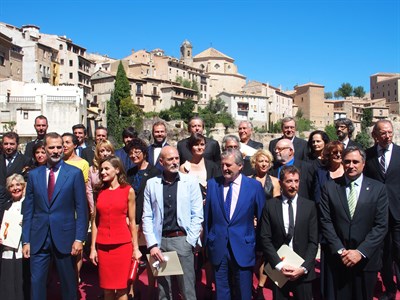 Ángel Mariscal destaca ante los Reyes de España el vínculo especial de la ciudad con la Cultura