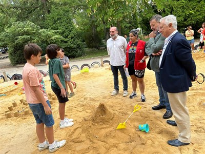 Todo listo para el popular Concurso de Castillos de Arena de la Feria y Fiestas de San Julián