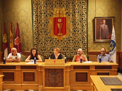 Herminio Carrillo y Antonio Mancheño ‘El Manchas”, pregonero y cartelista de San Mateo 2013