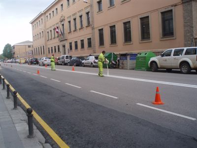 Adjudicadas provisionalmente las obras de señalización horizontal y vertical