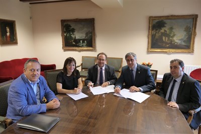 Ayuntamiento y Consorcio formalizan el Convenio que posibilita la rehabilitación de la Casa del Corregidor