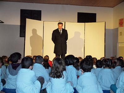 El alcalde comprueba el desarrollo del programa municipal “Con mis Cinco Sentidos”