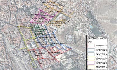 La limpieza intensiva implica restricciones de aparcamiento en los barrios de Pozo de las Nieves y La Paz y el entorno de Camino Cañete 