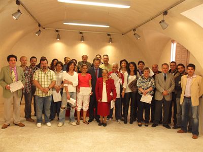 El alcalde clausura la escuela taller que ha restaurado el edificio “Almudí”, futuro Centro de Interpretación de la Ciudad Histórica