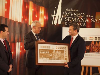 El cupón de la ONCE del próximo 19 de abril promocionará la Semana Santa de Cuenca en toda España