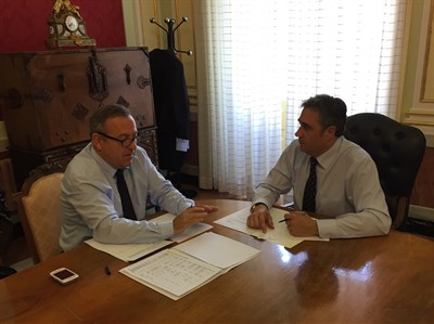 Primera reunión de trabajo del Alcalde con el Gerente del Consorcio 