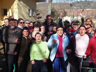 El Alcalde visita Aspadec para interesarse por las actividades que realizan sus usuarios