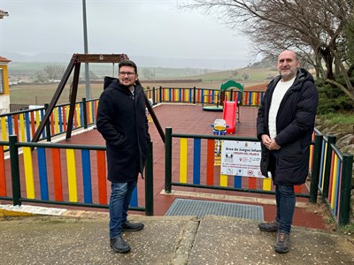 El Ayuntamiento de Cuenca recepciona el nuevo parque infantil de La Melgosa