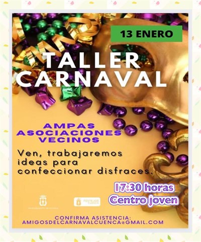 El Centro Joven acoge este viernes un taller para desarrollar ideas de disfraces de cara a la fiesta de Carnaval