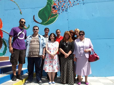 El alcalde inaugura el túnel que ha rehabilitado la Asociación VIVIR en Fuente del Oro