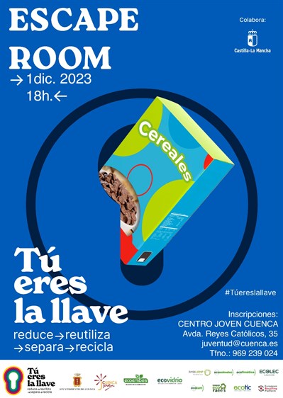 El Centro Joven acoge el 1 de diciembre un Escape Room de reciclaje 