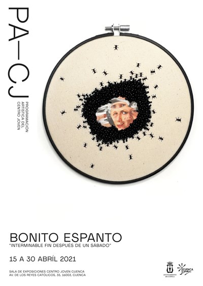 El bordado artesano llevado al terreno artístico protagoniza la exposición de Bonito Espanto que hoy inaugura el Centro Joven