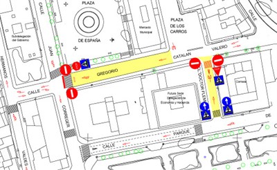 Las calles Dr. Fleming y Gregorio Catalán Valero serán de sentido único desde el próximo martes