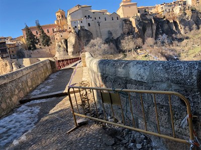 El Ayuntamiento de Cuenca inicia las obras de accesibilidad en el Puente de San Pablo