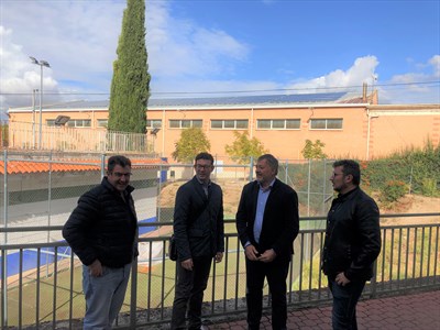 Ya están en funcionamiento las placas solares del complejo Luis Ocaña y del polideportivo San Fernando que generarán un ahorro energético de entre el 25 y el 60 por ciento
