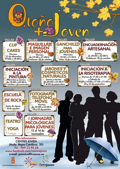 Talleres, cursos y proyectos europeos en el ‘Otoño Más Joven’