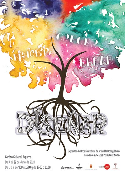 El Centro Cultural Aguirre acoge una exposición de trabajos de alumnos de la Escuela Cruz Novillo 