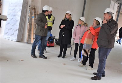 Las obras del Centro de Mayores de Las Quinientas alcanzan ya el 45 por ciento de ejecución