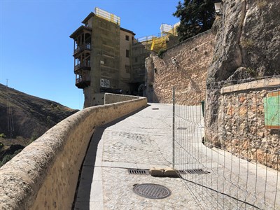 La Comisión Ejecutiva del Consorcio aprueba intervenir en el muro de subida a las Casas Colgadas