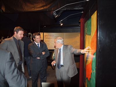 El Parque San Julián acoge hasta el nueve de abril la exposición de la Caixa Íberos. Nuestra civilización antes de Roma