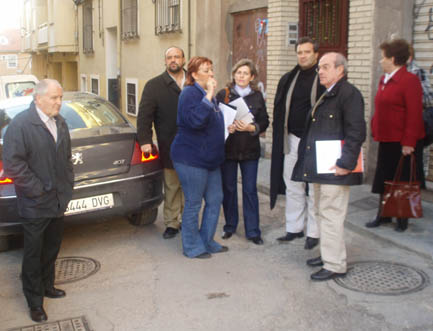 El alcalde recorrió la zona de la subida al Cerro Molina para conocer los problemas de los vecinos