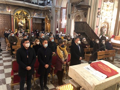 La Iglesia de la Virgen de la Luz acoge la tradicional misa en la festividad de San Antón