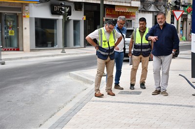 Las obras de Hurtado de Mendoza y Plaza del Xúcar continúan a buen ritmo 