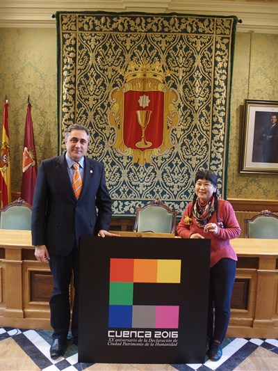 La artista Keiko Mataki afincada en Cuenca ejercerá de embajadora cultural de la capital en Japón