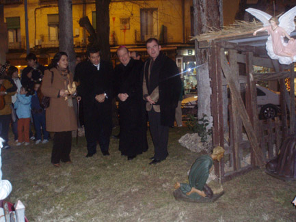Inaugurado el Belén de la Plaza de la Hispanidad