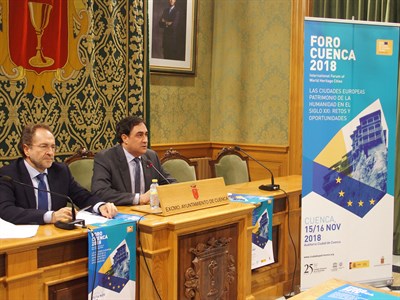 Ángel Mariscal presenta el Foro Internacional sobre las Ciudades Patrimonio Mundial