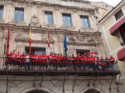 El alcalde recibe al AD San José Obrero tras su ascenso a tercera división