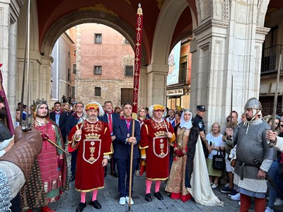 El Pendón de Alfonso VIII es custodiado ya en el Ayuntamiento de Cuenca tras su traslado desde la Catedral