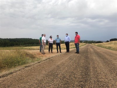 Finalizadas las obras de acondicionamiento del camino que une la pedanía de Mohorte y Arcas 