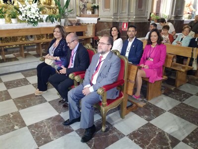 La Corporación Municipal asiste a la misa de la Virgen de la Luz y renueva el voto hecho en 1736