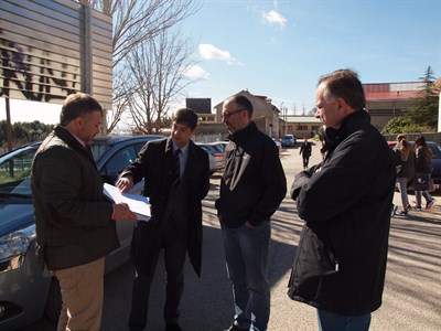 El Ayuntamiento acondicionará la calle Prensa Cerdán para mejorar la seguridad vial en la zona de los institutos 