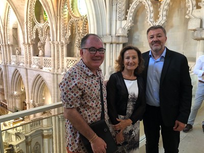 Paloma Rocasolano, madre de la Reina Letizia, visita Cuenca