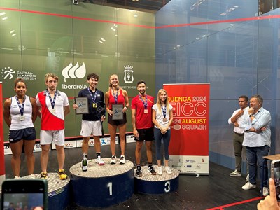El Campeonato de Europa de Squash ha sido “un éxito”, destacando “un trabajo en equipo espectacular”