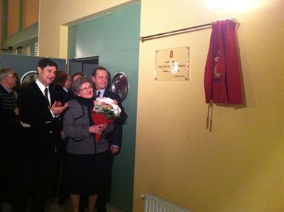 El Salón de Actos del Centro Aguirre ya lleva el nombre de Gómez Brihuega